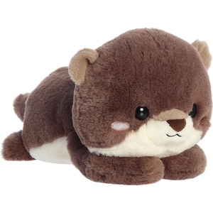 Aurora® Playful Too Cute™ Oddie Otter™ Stuffed Animal – Adorable Characters for Imaginative Play – Perfect for Birthdays, Adults and Kids All Ages – Brown 9.5 Inches