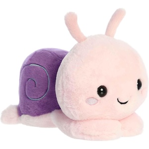 Aurora® Playful Too Cute™ Sena Sea Snail™ Stuffed Animal – Adorable Characters for Imaginative Play – Perfect for Birthdays, Adults and Kids All Ages – Pink 9 Inches