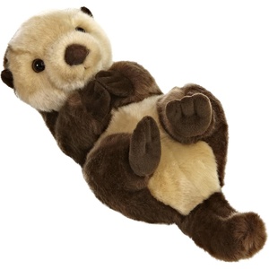 Aurora® Realistic Miyoni® Sea Otter Stuffed Animal – Lifelike Details Make a Cherished Companion – Perfect for Decorating Bedrooms or Classrooms – Brown 10 Inches(Sea Otter)