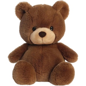 Aurora® Snuggly Dumplin’ Bear™ Stuffed Animal – Comforting Companions for Imaginative Play – Perfect for Kids, Adults, Birthdays, and Anniversaries – Brown 8.5 Inches