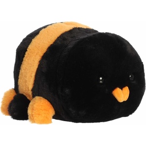 Aurora® Spooky Spudsters™ Tara Tarantula™ Stuffed Animal – Round Shape Makes for Comforting Cuddles – Perfect for Halloween Decorations and Gifts – Black 10 Inches