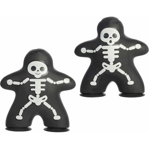 Aurora® Toys Spooky Skeleton Suction Buddy Toy – Classic Toys for Playful Fun – Perfect for Halloween Costumes and Gifts – Black 5 Inches