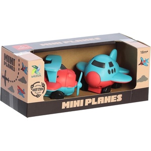 Aurora® Toys Versatile Wheatley™ Mini Planes Toys – Imaginative Play – Unplugged Play – Blue 4 Inches