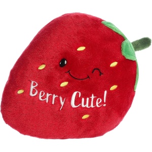 Aurora® Witty JUST Sayin’™ Berry Cute™ Stuffed Animal – Expressive Characters – Quirky Gift Ideas – Red 8.5 Inches
