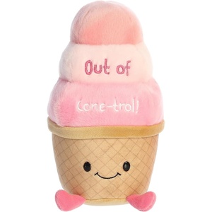 Aurora® Witty JUST Sayin’™ Out of Cone-Trol™ Stuffed Animal – Expressive Characters – Quirky Gift Ideas – Pink 9 Inches