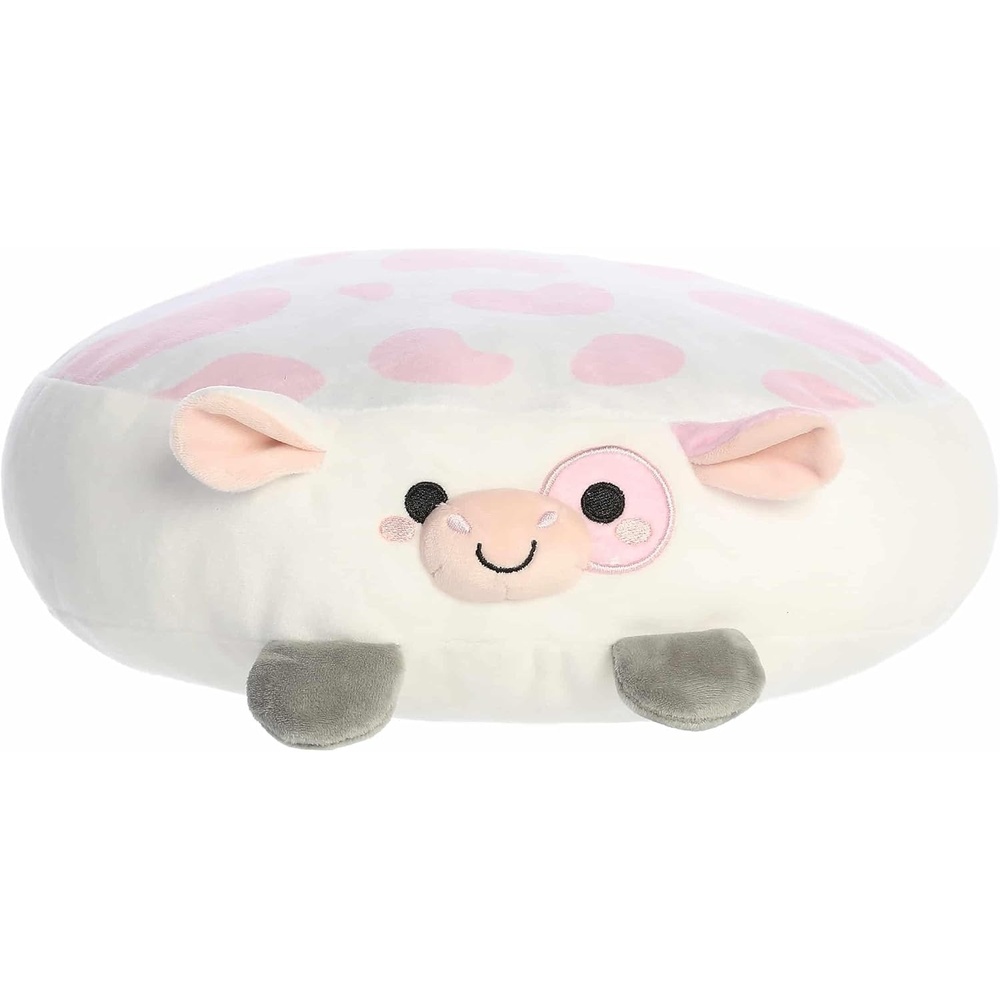 image:imageAurora Squishy Flapjacks Stef Strawberry Cow Stuffed Animal  Perfect for Bringing Comfort to Children  Toys for Bedrooms Birthday Gifts and Celebrations  Pink 12 Inches