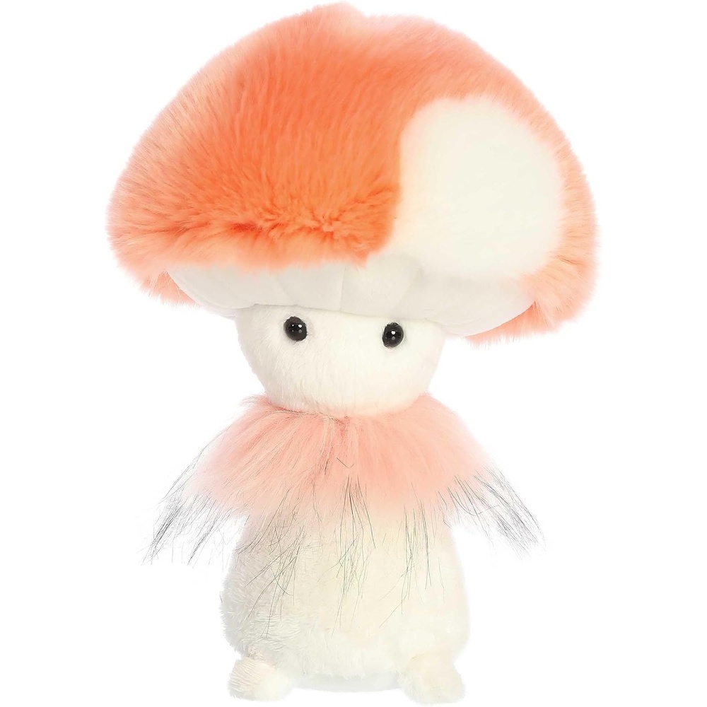 image:imageAurora Vibrant Fungi Friends Pretty Salmon Stuffed Animal  Unique Design  Loveable Companions  Orange 9 Inches