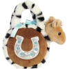 Aurora® Fashionable Fancy Pals™ Appaloosa Horseshoe Stuffed Animal – Plush with Stylish Purse for Dress Up Fun – Perfect for Kids 3+ Years, Costumes, and Birthdays – Brown 7 Inches