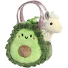 Aurora® Fashionable Fancy Pals™ Foodie Avocado™ Stuffed Animal – Plush with Stylish Purse for Dress Up Fun – Perfect for Kids 3+ Years, Costumes, and Birthdays – Green 7 Inches