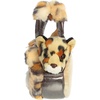 Aurora® Fashionable Fancy Pals™ Fuzzy Face™ Jaguar Stuffed Animal – Mini Plush with Stylish Purse for Dress Up Fun – Perfect for Kids 3+ Years, Costumes, and Birthdays – Yellow 8 Inches