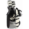 Aurora® Fashionable Fancy Pals™ Fuzzy Face™ Zebra Stuffed Animal – Mini Plush with Stylish Purse for Dress Up Fun – Perfect for Kids 3+ Years, Costumes, and Birthdays – Black, White 8 Inches