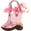 Aurora® Fashionable Fancy Pals™ Giddyup Boot™ Stuffed Animal – Plush with Stylish Purse for Dress Up Fun – Perfect for Kids 3+ Years, Costumes, and Birthdays – Pink 7.5 Inches
