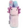 Aurora® Fashionable Fancy Pals™ Peek-A-Boo™ Purple Axolotl Stuffed Animal – Plush with Stylish Purse for Dress Up Fun – Perfect for Kids 3+ Years, Costumes, and Birthdays – Purple 7.5 Inches