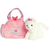 Aurora® Fashionable Fancy Pals™ Princess Kitten™ Stuffed Animal – Plush with Stylish Purse for Dress Up Fun – Perfect for Kids 3+ Years, Costumes, and Birthdays – Multicolor 7.5 Inches
