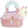 Aurora® Fashionable Fancy Pals™ Princess Kitty™ Stuffed Animal – Mini Plush with Stylish Purse for Dress Up Fun – Perfect for Kids 3+ Years, Costumes, and Birthdays – Crown 8 Inches