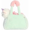 Aurora® Fashionable Fancy Pals™ Princess Kitty™ Stuffed Animal – Mini Plush with Stylish Purse for Dress Up Fun – Perfect for Kids 3+ Years, Costumes, and Birthdays – Color Block 8 Inches