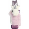 Aurora® Fashionable Fancy Pals™ Rainbow Unicorn™ Boot Stuffed Animal – Plush with Stylish Purse for Dress Up Fun – Perfect for Kids 3+ Years, Costumes, and Birthdays – Purple 7.5 Inches