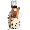 Aurora® Fashionable Fancy Pals™ Western Fringe™ Stuffed Animal – Plush with Stylish Purse for Dress Up Fun – Perfect for Kids 3+ Years, Costumes, and Birthdays – Brown 8 Inches