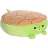 Aurora® Squishy Flapjacks™ Torta Turtle™ Stuffed Animal – Perfect for Bringing Comfort to Children – Toys for Bedrooms, Birthday Gifts, and Celebrations – Green 12 Inches