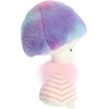 Aurora Vibrant Fungi Friends Cotton Candy Stuffed Animal – Unique Design – Loveable Companions – Purple 9 Inches