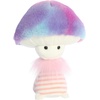 Aurora Vibrant Fungi Friends Cotton Candy Stuffed Animal – Unique Design – Loveable Companions – Purple 9 Inches