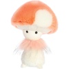 Aurora Vibrant Fungi Friends Pretty Salmon Stuffed Animal – Unique Design – Loveable Companions – Orange 9 Inches