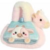 Aurora® Fashionable Fancy Pals™ Peek-A-Boo™ Strawberry Cow Stuffed Animal – Plush with Stylish Purse for Dress Up Fun – Perfect for Kids 3+ Years, Costumes, and Birthdays – Pink 7.5 Inches