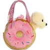 Aurora® Fashionable Fancy Pals™ Yummy Puppy Stuffed Animal – Plush with Stylish Purse for Dress Up Fun – Perfect for Kids 3+ Years, Costumes, and Birthdays – Multicolor 7 Inches