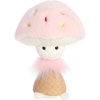 Aurora Vibrant Fungi Friends Ice Cream Stuffed Animal – Unique Design – Loveable Companions – Pink 9 Inches