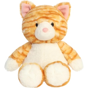 Aurora Cuddly Tumbletoes Tabby Stuffed Animal – Plushies for Pretend Play and Fun Storytelling – Perfect for Kids All Ages and Animal Loving Adults – Orange 12.5 Inches