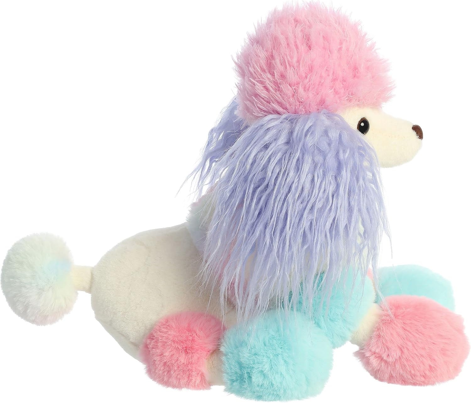 image:imageAurora Exquisite Luxe Boutique Sophie Poodle Stuffed Animal  Luxurious Elegance  Sensory Delight  Multicolor 15 Inches