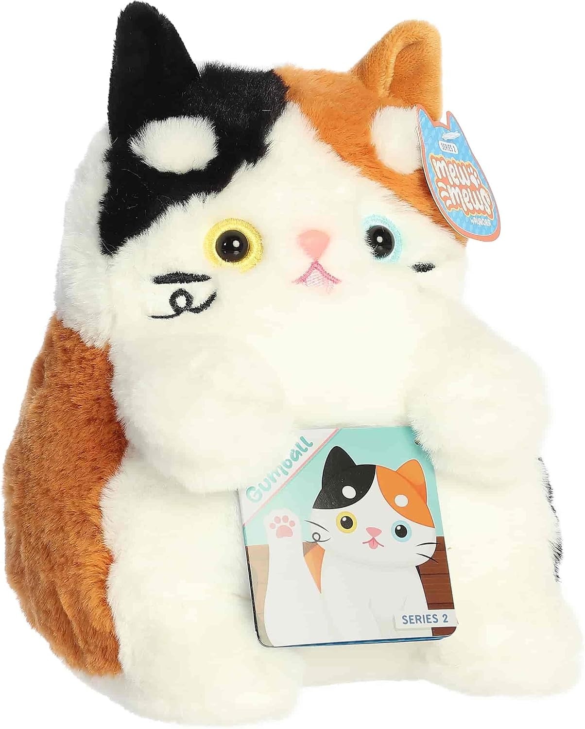 image:imageAurora Playful Mewmews Gumball Stuffed Animal  Adorable Companions for Playful Fun  Perfect for Birthdays Adults and Kids All Ages  Multicolor 75 Inches