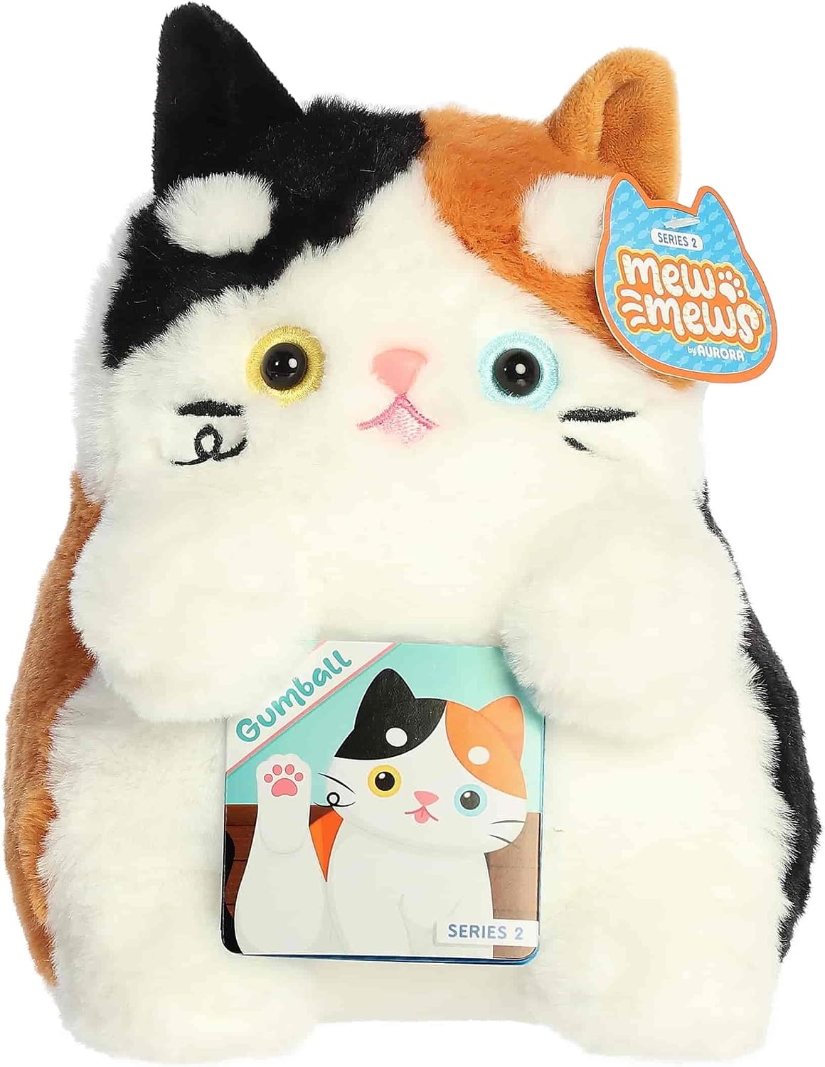 image:imageAurora Playful Mewmews Gumball Stuffed Animal  Adorable Companions for Playful Fun  Perfect for Birthdays Adults and Kids All Ages  Multicolor 75 Inches
