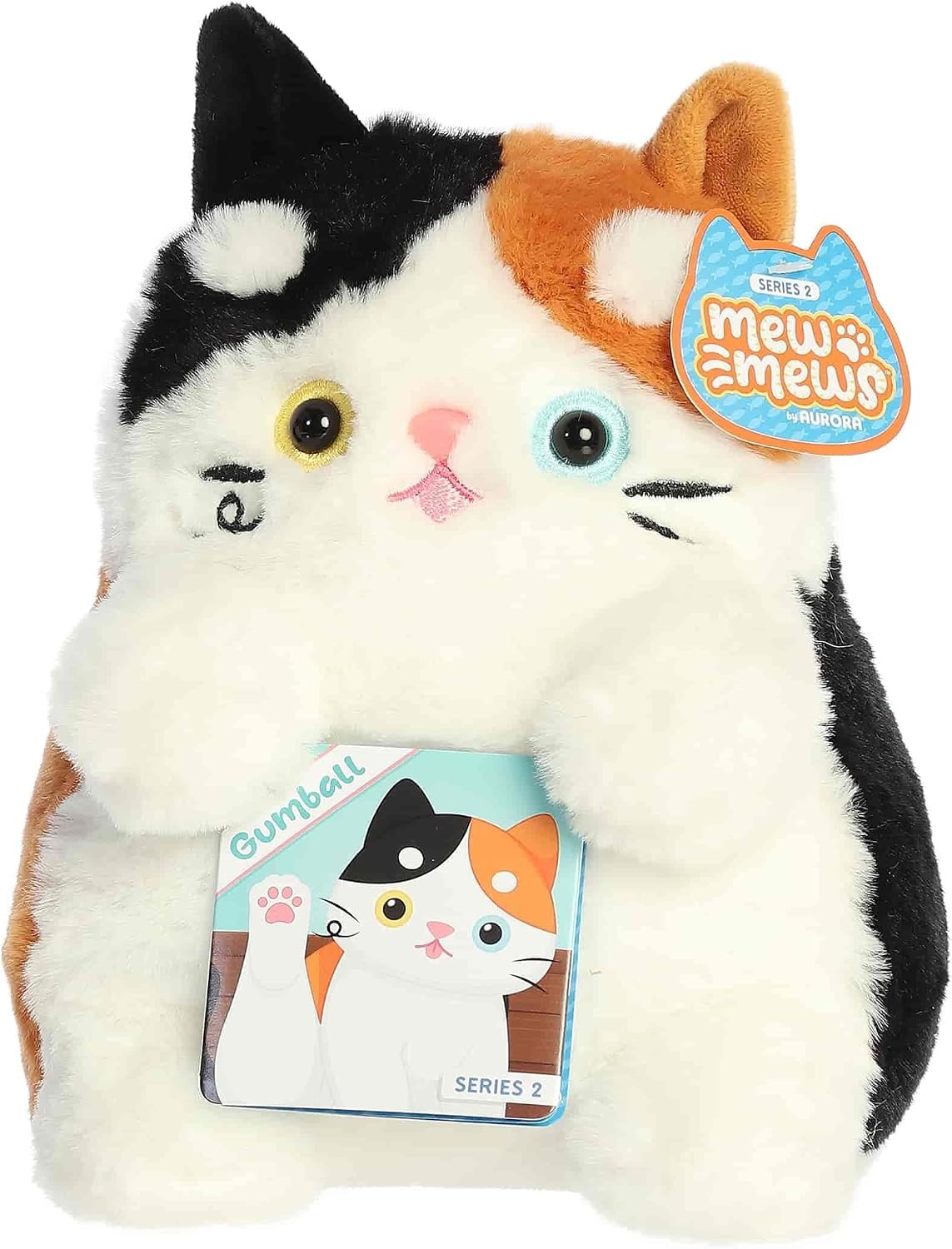 image:imageAurora Playful Mewmews Gumball Stuffed Animal  Adorable Companions for Playful Fun  Perfect for Birthdays Adults and Kids All Ages  Multicolor 75 Inches