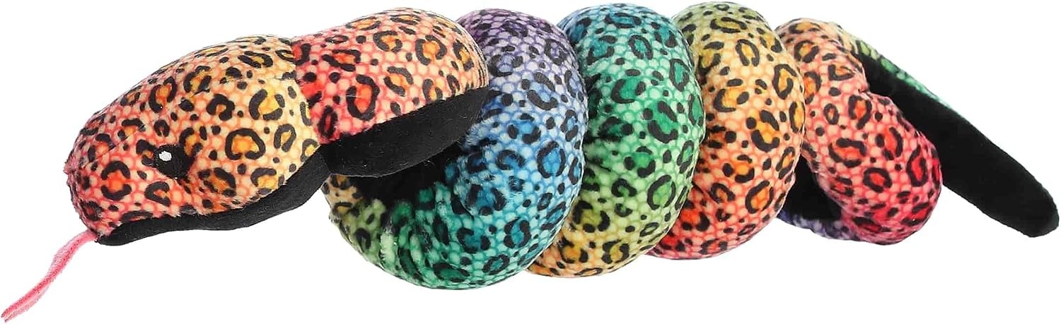 image:imageAurora Playful Wrist Wranglers Sassy Safari Snake Stuffed Animal  Vibrant Colors for an EyeCatching Design  Perfect for Kids and Costumes  Multicolor 8 Inches