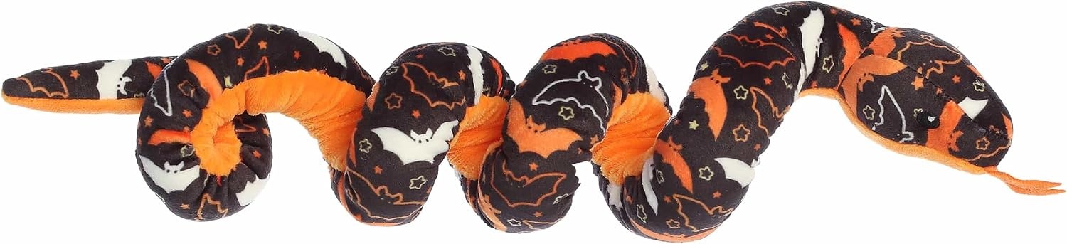 image:imageAurora Spooky Snake Night Flight Snake Stuffed Animal  Vibrant Colors for an EyeCatching Design  Perfect for Halloween Costumes and Gifts  Multicolor 8 Inches