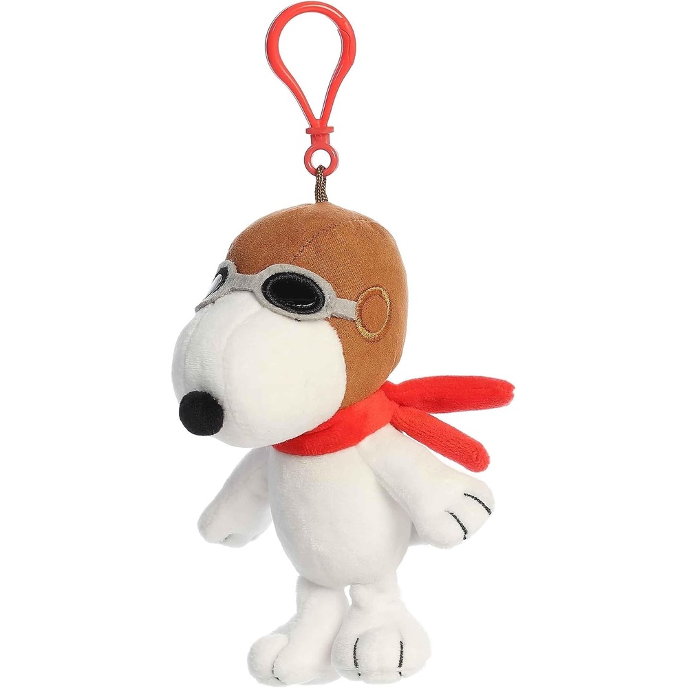 image:imageAurora Adorable Peanuts Flying Ace ClipOn Stuffed Animal  Officially Licensed Toys for All Snoopy Fans  Nostalgic Gift for Adults and Birthday Celebrations  White 6 Inches