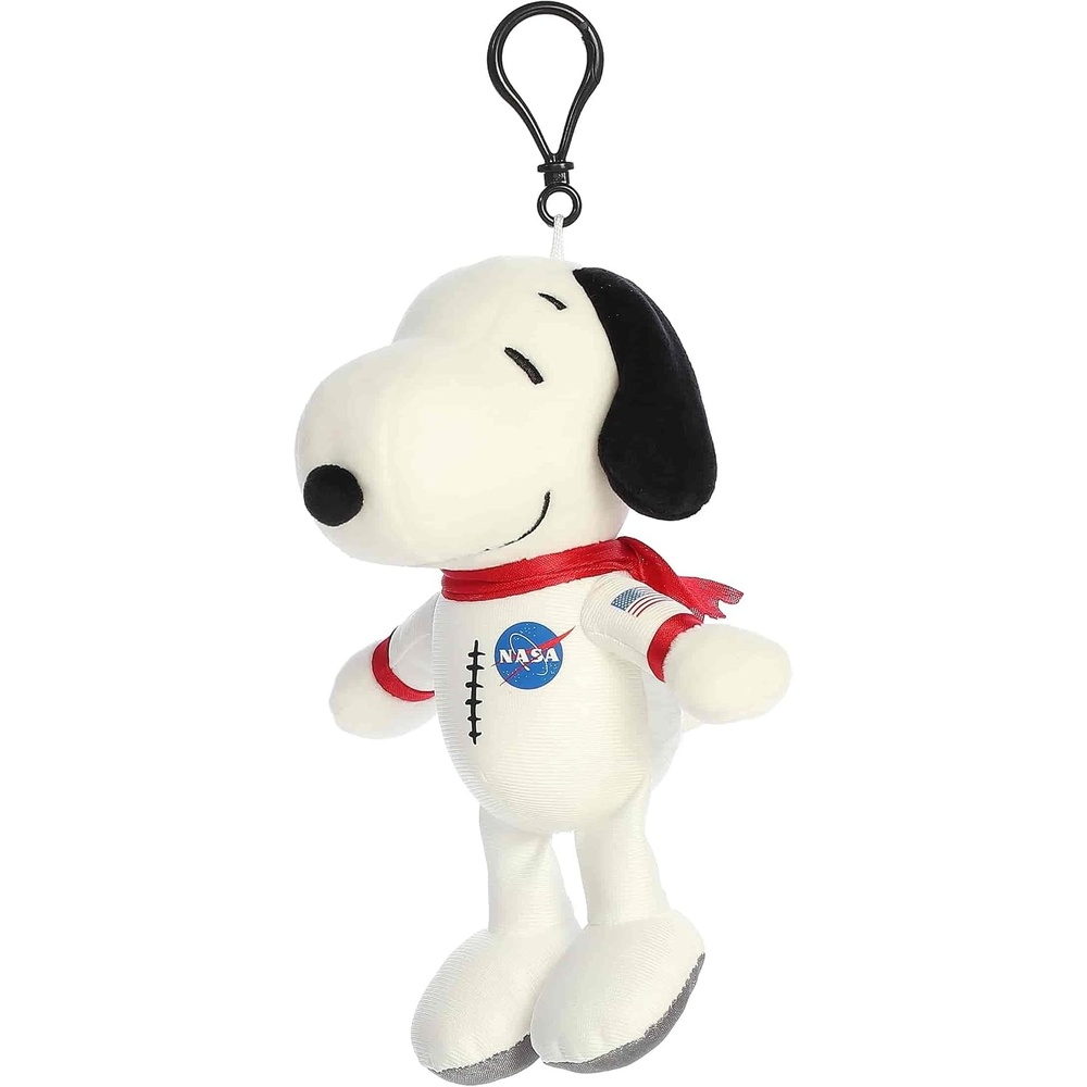 image:imageAurora Adorable Peanuts Spacesuit Snoopy ClipOn  Officially Licensed Toys for All Snoopy Fans  Nostalgic Gift for Adults and Birthday Celebrations  White 7 Inches