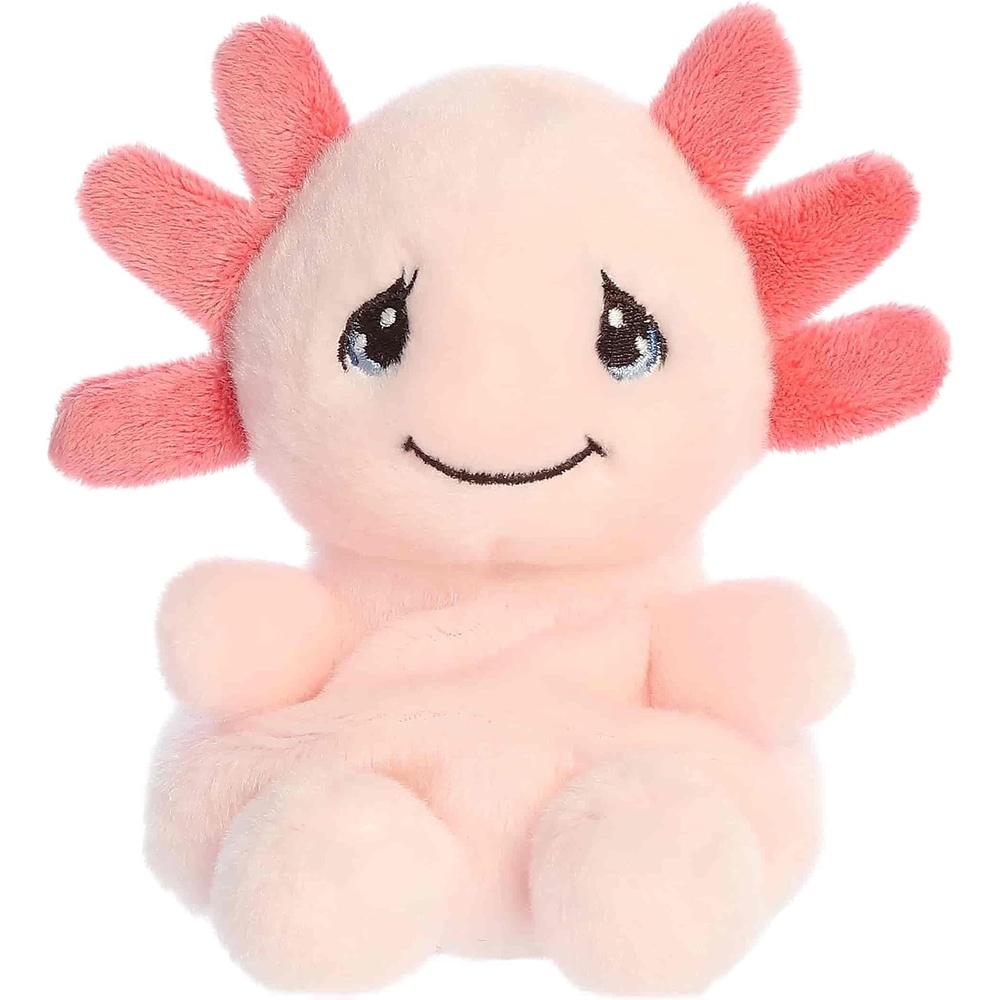 image:imageAurora Adorable Precious Moments Lottie Axolotl Palm Pals Stuffed Animal  Heartwarming Toy for Comforting Children  for Sentimental Gifts Birthdays and Adults  Pink 5 Inches