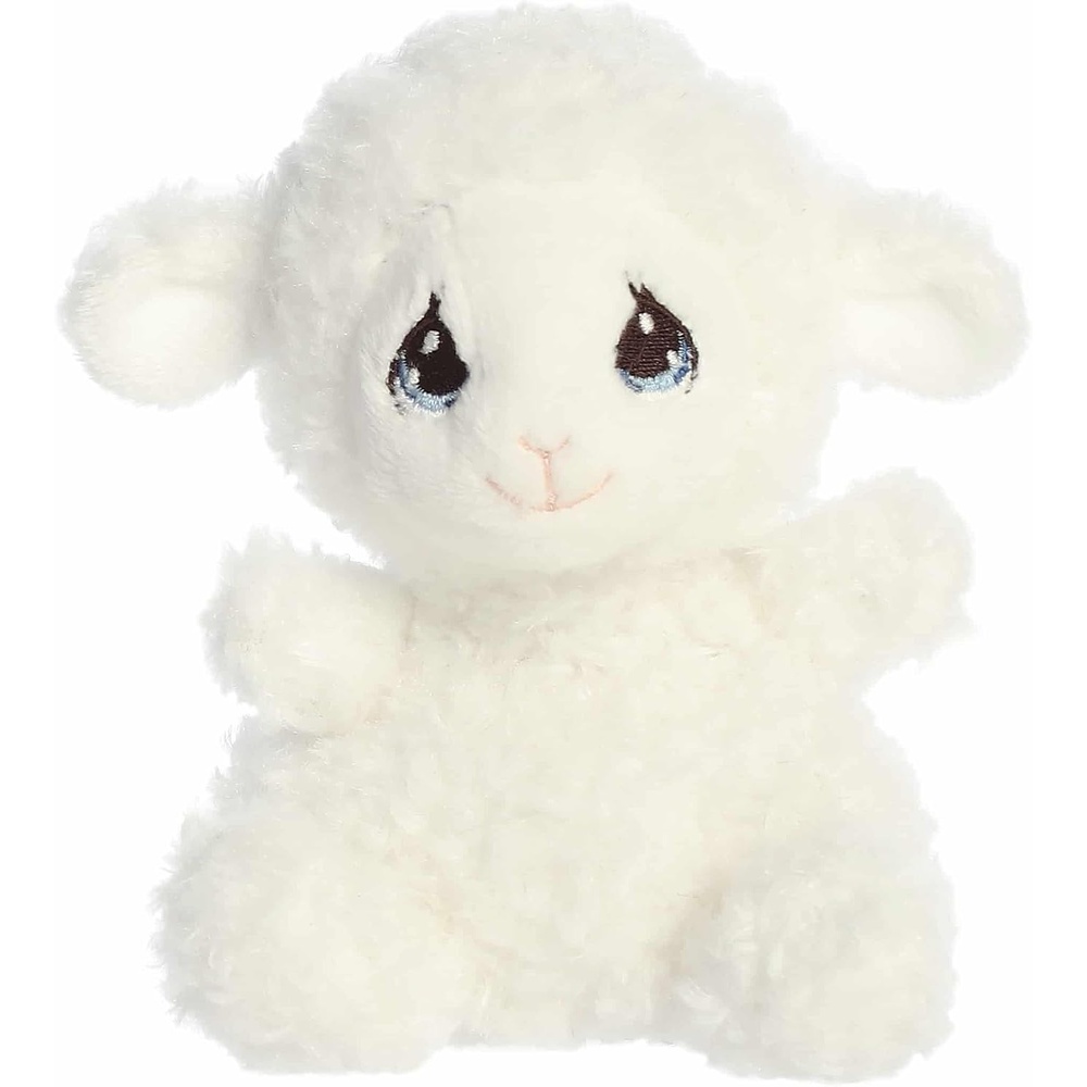 image:imageAurora Adorable Precious Moments Luffie Lamb Palm Pals Stuffed Animal  Heartwarming Toy for Comforting Children  for Sentimental Gifts Birthdays and Adults  White 5 Inches