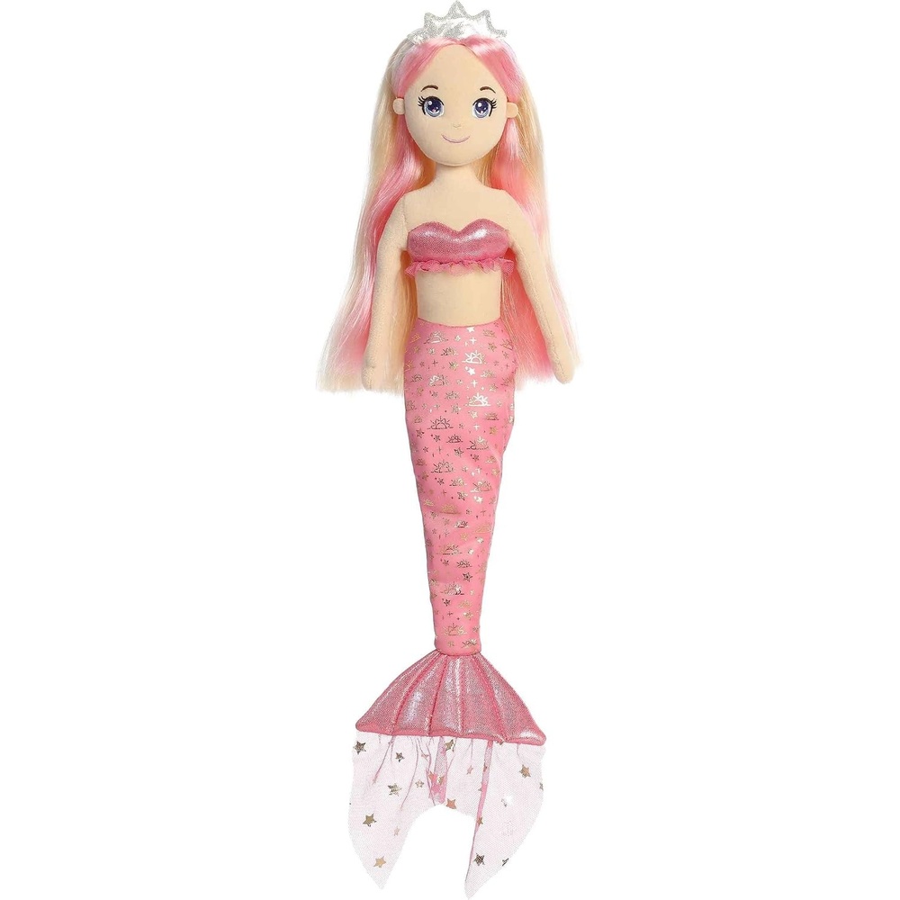 image:imageAurora Enchanting Sea Sparkles Celestial Sparkles Sunny Stuffed Doll  Imaginative Play with Magical Companions  Perfect for Kids Birthdays and Celebrations  Pink 18 Inches