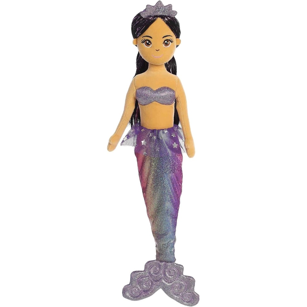 image:imageAurora Enchanting Sea Sparkles Sea Sparkles Rainbow Stuffed Doll  Imaginative Play with Magical Companions  Perfect for Kids Birthdays and Celebrations  Leila 12 Inches