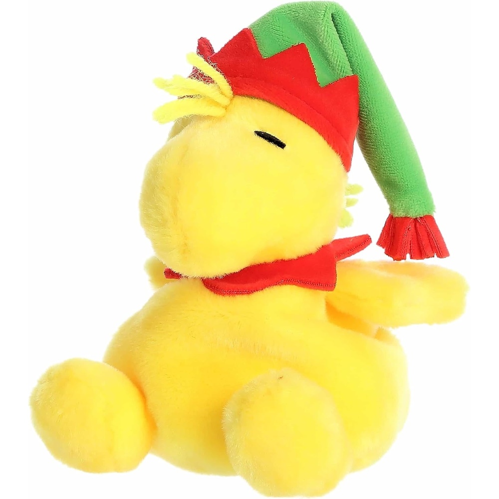 image:imageAurora Festive Peanuts Elf Woodstock Palm Pals Stuffed Animal  Officially Licensed Toys for All Snoopy Fans  Perfect for Holiday Decorations or Gifts  Yellow 5 Inches