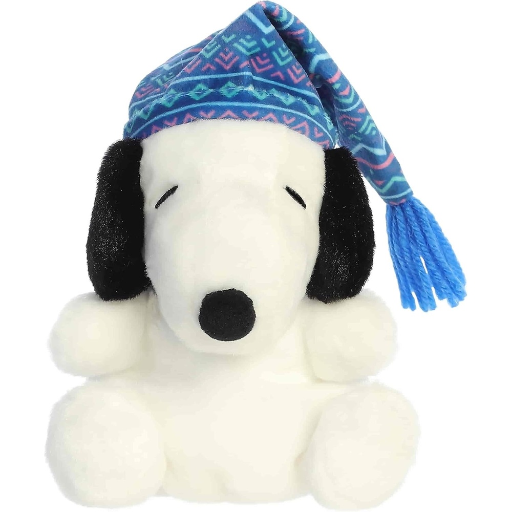 image:imageAurora Festive Peanuts I Love Snow Snoopy Palm Pals Stuffed Animal  Officially Licensed Toys for All Snoopy Fans  Perfect for Holiday Decorations or Gifts  White 45 Inches