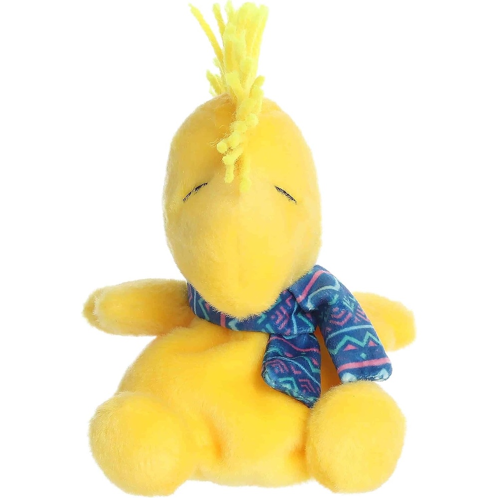 image:imageAurora Festive Peanuts I Love Snow Woodstock Palm Pals Stuffed Animal  Officially Licensed Toys for All Snoopy Fans  Perfect for Holiday Decorations or Gifts  Yellow 5 Inches