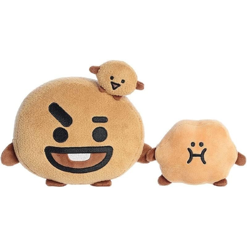 image:imageAurora Lovable BT21 SHOOKY Stuffed Animal  Collectible Fun  Delightful Cuteness  Brown 12 Inches
