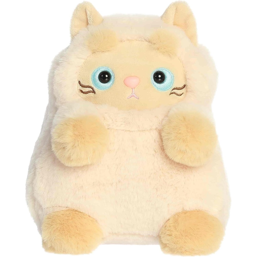 image:imageAurora Playful Mewmews Marshmallow Stuffed Animal  Adorable Companions for Playful Fun  Perfect for Birthdays Adults and Kids All Ages  Yellow 7 Inches