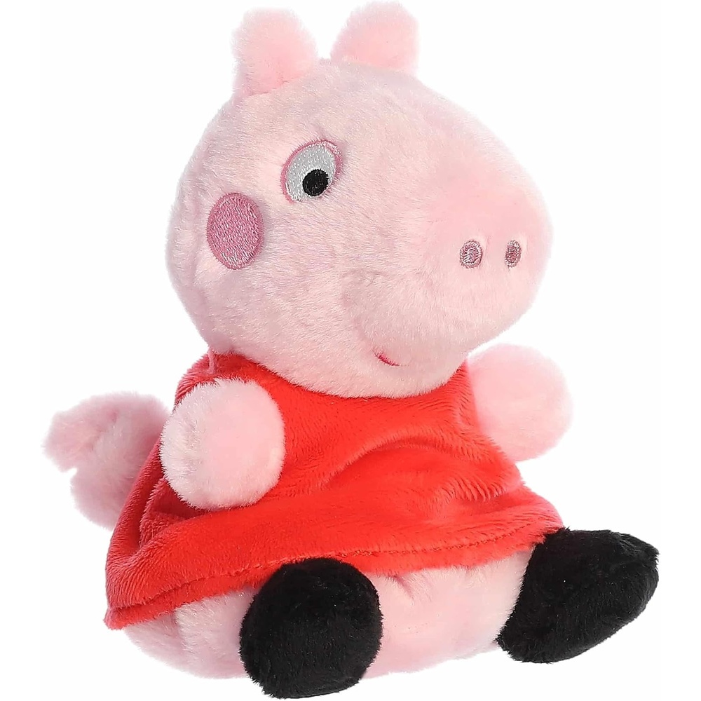 image:imageAurora Playful Peppa Pig Palm Pals Stuffed Animal  Officially Licensed Toys for All Fans  Perfect for Birthdays Adults and Kids All Ages  Pink 5 Inches