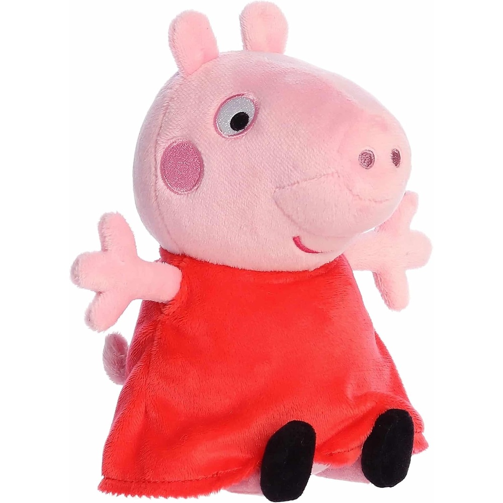 image:imageAurora Playful Peppa Pig Stuffed Animal  Officially Licensed Toys for All Fans  Perfect for Birthdays Adults and Kids All Ages  Pink 6 Inches