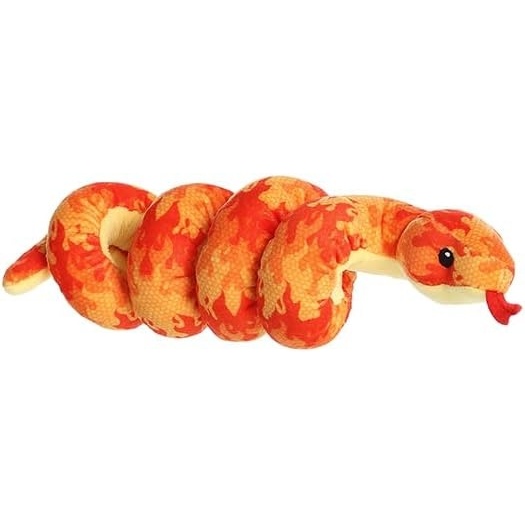 image:imageAurora Playful Snake Wrist Wranglers Fiery Inferno Snake Stuffed Animal  Vibrant Colors for an EyeCatching Design  Perfect for Kids Adults and Any Reptile Enthusiasts